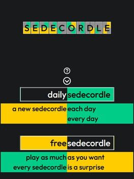 Sedecordle cover image