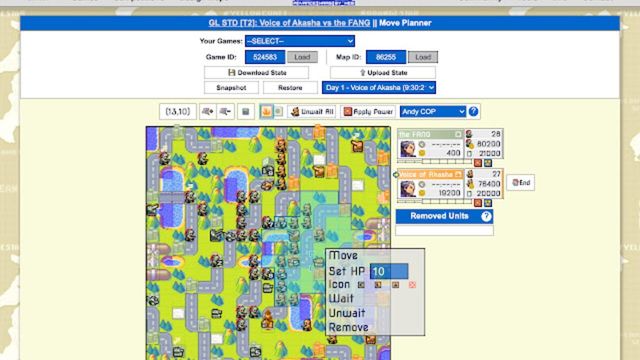 Advance Wars by Web Screenshot