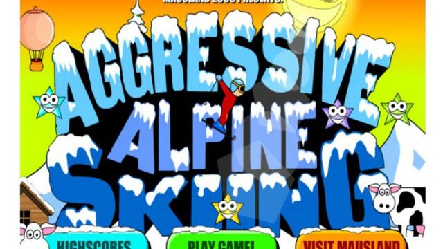 Aggressive Alpine Skiing Screenshot
