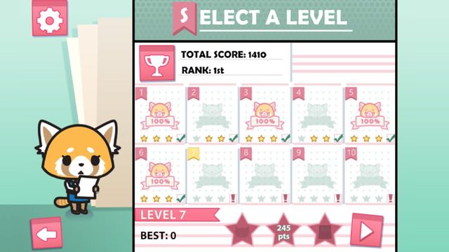Aggretsuko Office Rush Screenshot