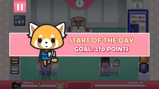 Aggretsuko Office Rush Screenshot