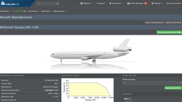 AirlineSim Screenshot