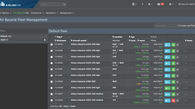AirlineSim Screenshot