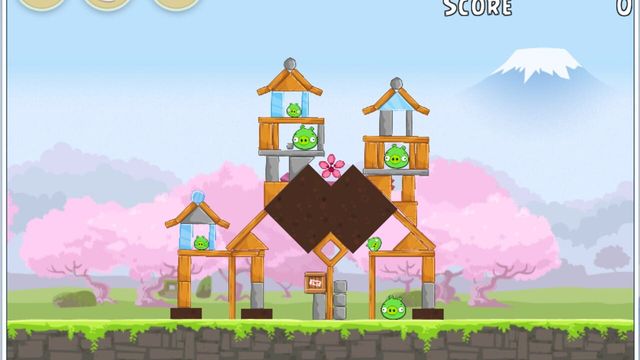 Angry Birds Fuji TV Screenshot