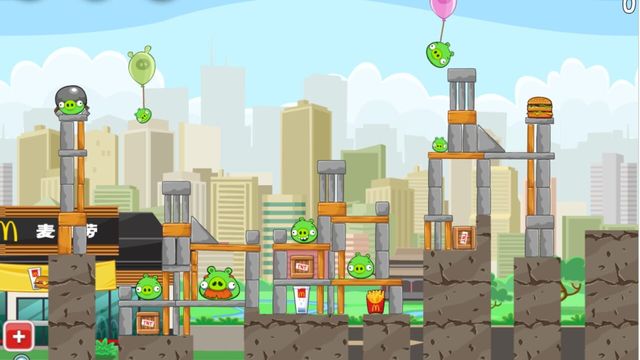 Angry Birds McDonald's Screenshot