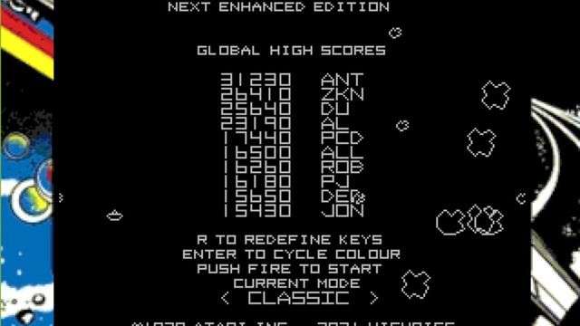 Asteroids RX Screenshot