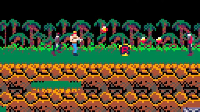 Contra Demake Screenshot