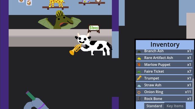 Cow Life Sim RPG Screenshot