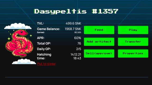 Cryptosnake Screenshot