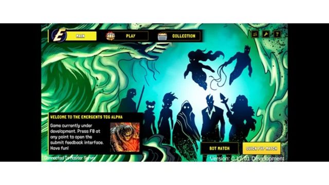 Emergents Trading Card Game Screenshot