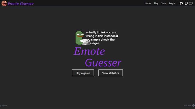 Emote Guesser Screenshot