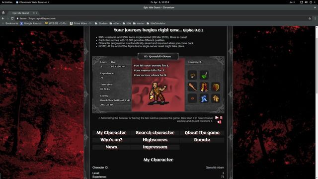 Epic Idle Quest Screenshot