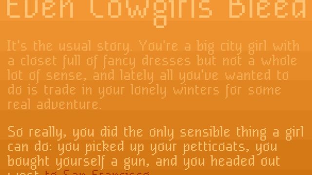 Even Cowgirls Bleed Screenshot