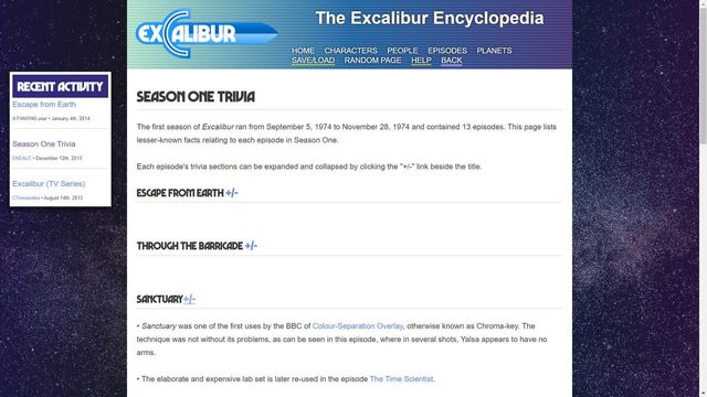 Excalibur Screenshot