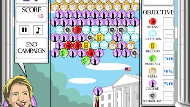 Hillary Race for the White House Screenshot