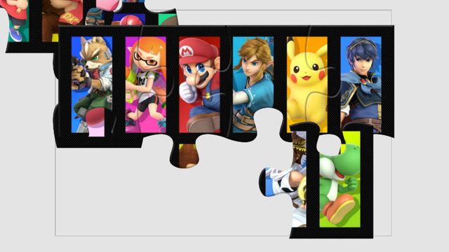 Jigsaw Jumble: Super Smash Bros. Ultimate Screenshot