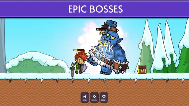 Knight Hero Adventure idle RPG Screenshot