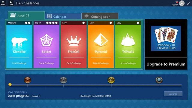Microsoft Solitaire Collection Screenshot