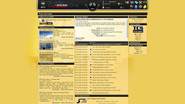 My Racing Career Screenshot