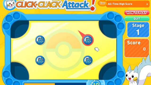 Pachirisu's Click-Clack Attack! Screenshot