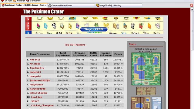 Pokémon Crater Screenshot