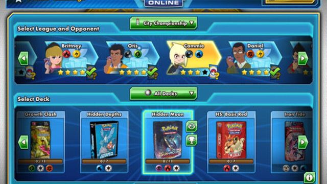 Pokémon Trading Card Game Online Screenshot