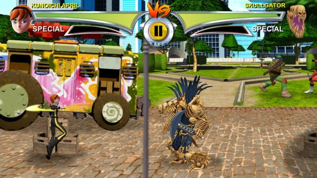 Power Rangers vs Teenage Mutant Ninja Turtles: Ultimate Hero Clash 2 Screenshot