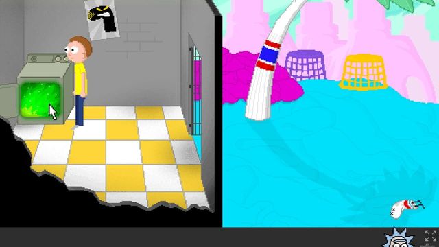 Rick and Morty's Rushed Licensed Adventure Screenshot