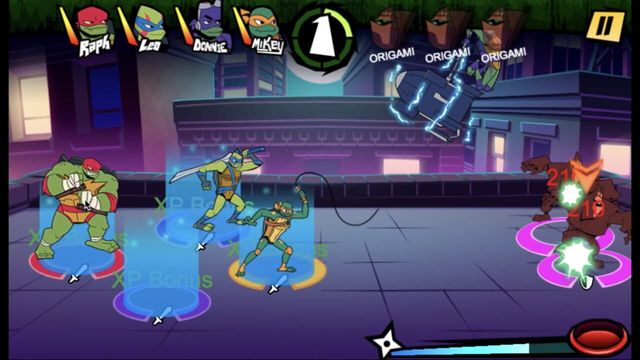 Rise of the Teenage Mutant Ninja Turtles: City Showdown Screenshot