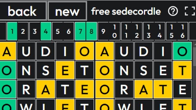 Sedecordle Screenshot