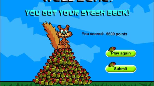 Skid the Scrambling Squirrel Screenshot