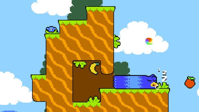 SnakeBird NES Screenshot