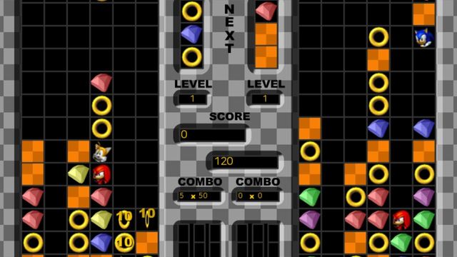 Sonic Heroes Puzzle Screenshot