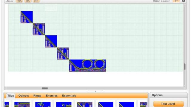 Sonic the Hedgehog Level Creator Screenshot