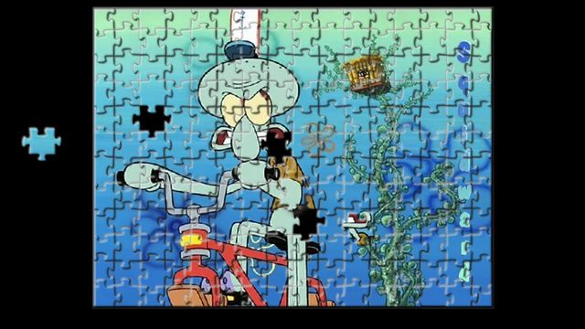 Squidward Tentacles Jigsaw Screenshot