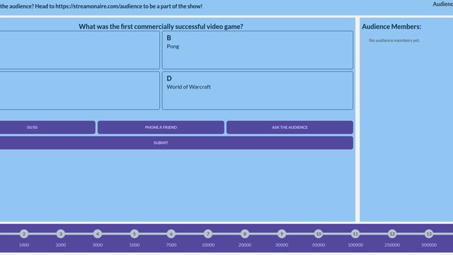 Streamonaire Screenshot