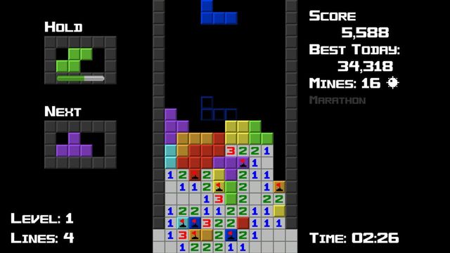 Tetrisweeper Screenshot