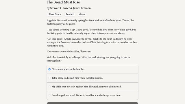 The Bread Must Rise Screenshot