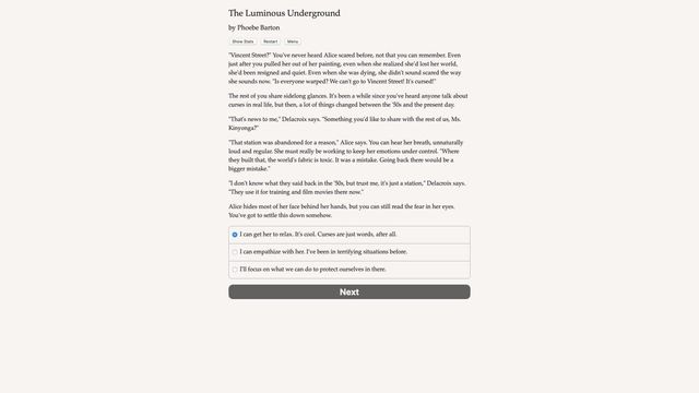 The Luminous Underground Screenshot