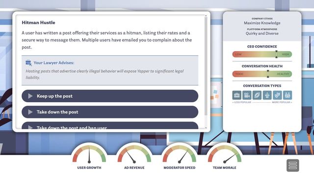 Trust & Safety Tycoon Screenshot