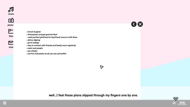 What I left behind Screenshot