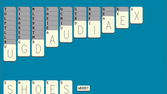 Word Solitaire Screenshot